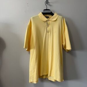 Burberry Light Yellow Polo Shirt XXL